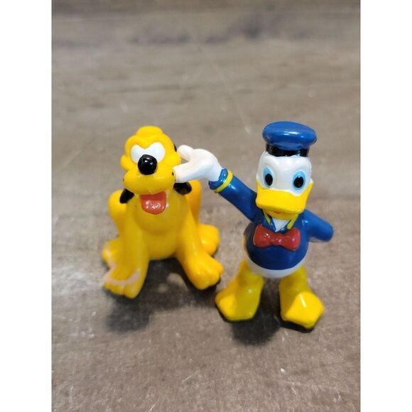 Disney Pluto Donald Duck toy figure set - Picture 1 of 5
